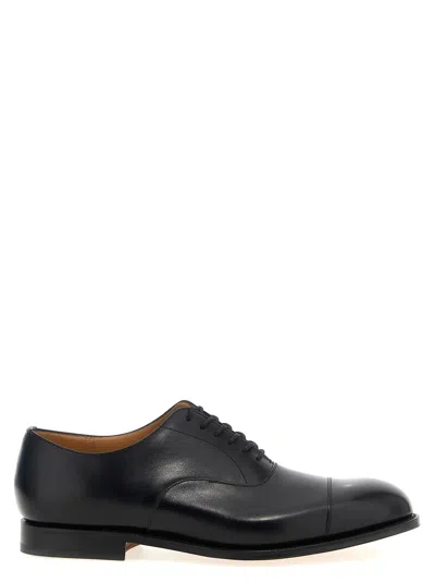 Church's Polished Leather Lace-up Shoes In Black