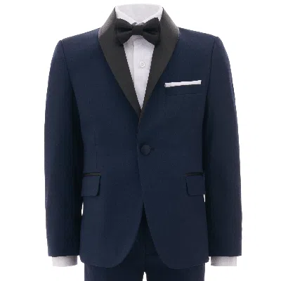 Moustache Navy Shawl Lapel Suit By Childsplay Clothing