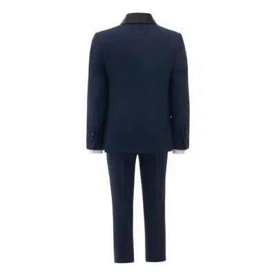 Moustache Navy Shawl Lapel Suit By Childsplay Clothing