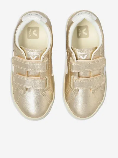 Veja Girls Chromefree Leather Small Esplar Traners