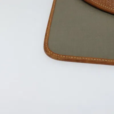 Pre-owned Dior Oblique Grey Canvas Clutch Bag ()