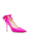 SJP BY SARAH JESSICA PARKER Lucille Bow Pointed Toe Pumps,1832494FUSCHIA