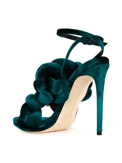 Shop Marco De Vincenzo Ankle Strap Stiletto Sandals