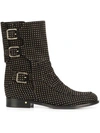 LAURENCE DACADE 'RICK' STUDDED ANKLE BOOTS,RICKSUEDESTUDS11710981