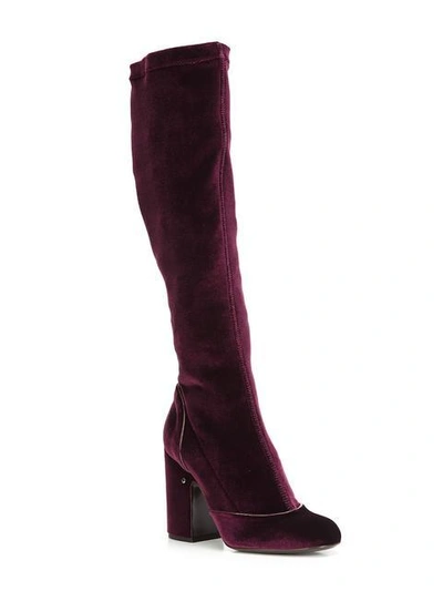 Shop Laurence Dacade Pull-on Knee Length Boots In Pink