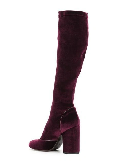 Shop Laurence Dacade Pull-on Knee Length Boots In Pink
