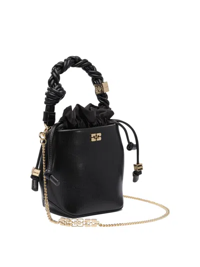 Ganni Bou Handbags Black
