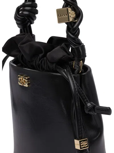 Ganni Bou Handbags Black