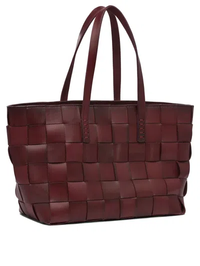Dragon Diffusion Box Weave Basket 4cm Straps 35x24x16 Cm Shoulder Bags Bordeaux