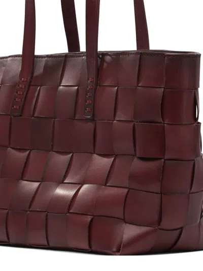 Dragon Diffusion Box Weave Basket 4cm Straps 35x24x16 Cm Shoulder Bags Bordeaux