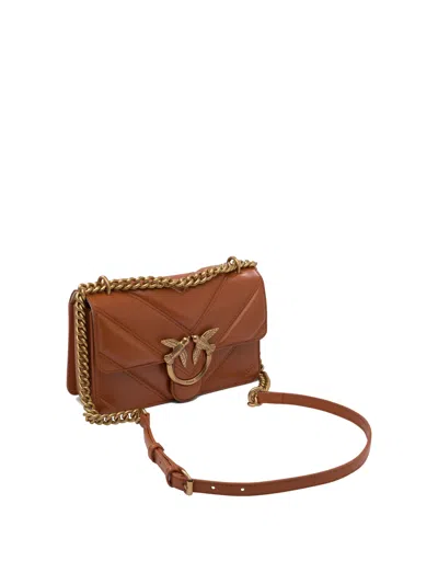 Pinko Crossbody Bags Brown