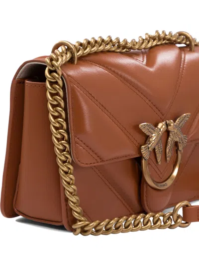 Pinko Crossbody Bags Brown