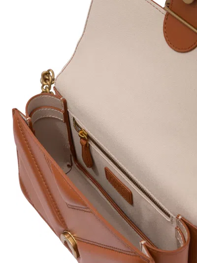 Pinko Crossbody Bags Brown