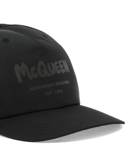 Alexander Mcqueen Hats Black