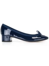 Repetto Ribbon Vamp Pumps In Blue