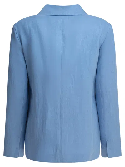 MAX MARA S JACKETS LIGHT BLUE 