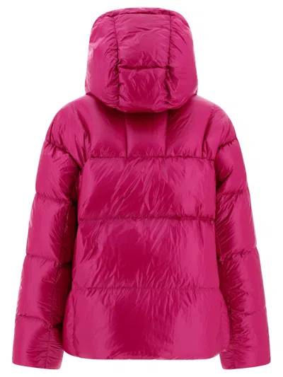 Aspesi Giacca Imbottita Con Cappuccio Staccabile Jackets Fuchsia