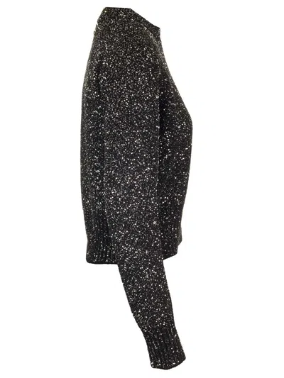 Golden Goose Sparkling Sweater Sweatshirts Black