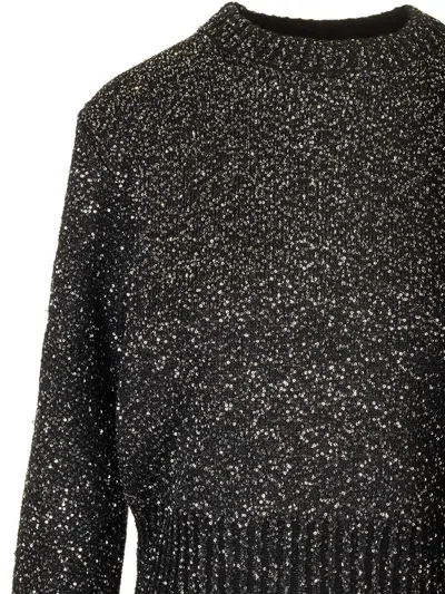 Golden Goose Sparkling Sweater Sweatshirts Black