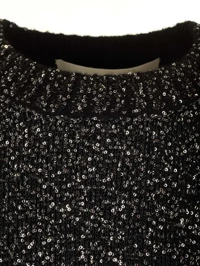 Golden Goose Sparkling Sweater Sweatshirts Black