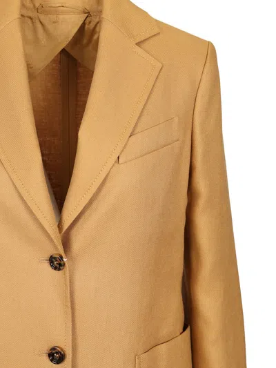 Max Mara Linen Blazer Jackets Beige