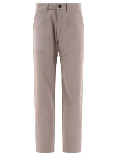 Andblue Button-fly Patch-pocket Trousers