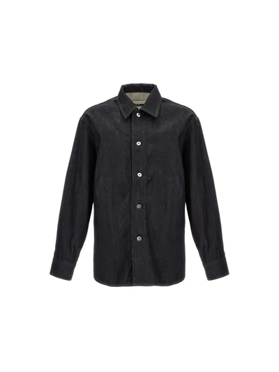 Jil Sander W Denim Shirt 01 Regular Fit Overshirt In Blue