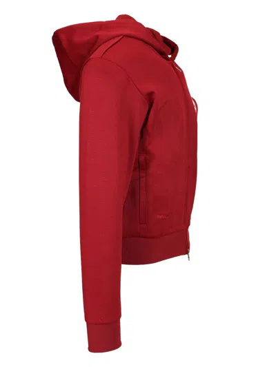 Adidas Originals Adidas By Wales Bonner Bordeaux Hooded Sweatshirt In Cotton Blend In Red