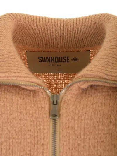 Shop Sunhouse Mohair Cardigan Knitwear Brown