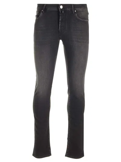 Jacob Cohen Belt Ring Denim Trousers