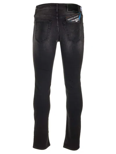 Jacob Cohen Belt Ring Denim Trousers
