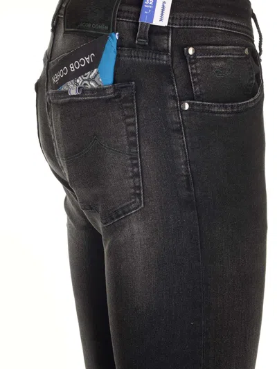 Jacob Cohen Belt Ring Denim Trousers