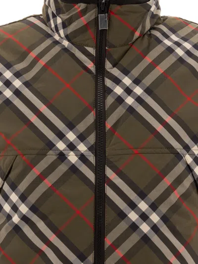 Burberry Nylon Vest Jacket Jackets Green