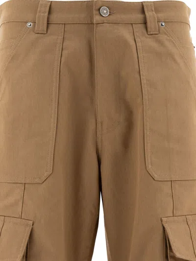Golden Goose Twill Cargo Pants In Italian