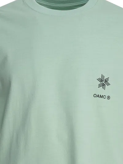 Goldwin Oamc Logo-print T-shirt In Green