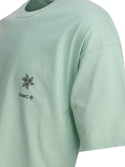 Goldwin Oamc Logo-print T-shirt In Green