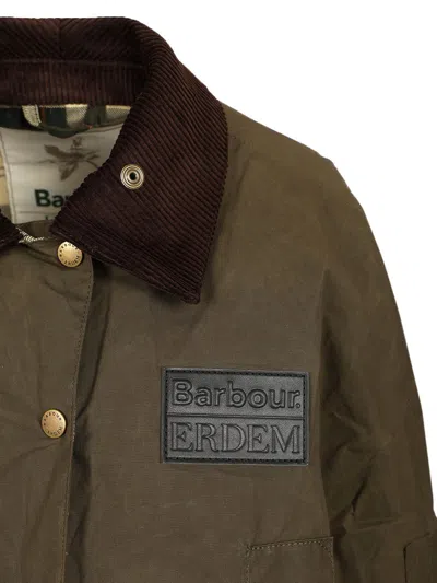 Baracuta X Barbour Ba X Erdem Reversible Clover Jackets Green