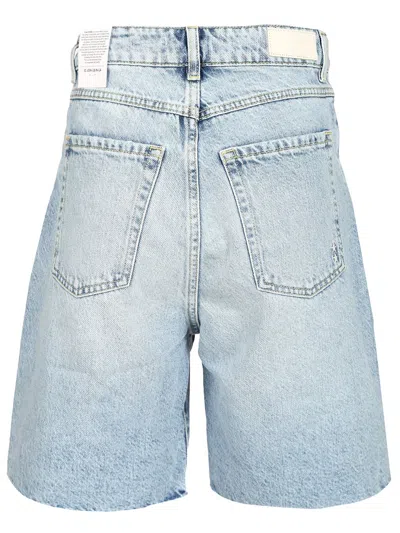 Icon Denim Lea Shorts In Blue
