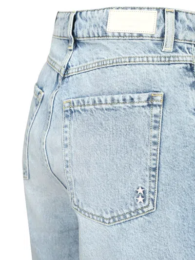 Icon Denim Lea Shorts In Blue