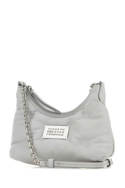 Maison Margiela Women Ice Nappa Leather Micro Glam Slam Hobo Shoulder Bag