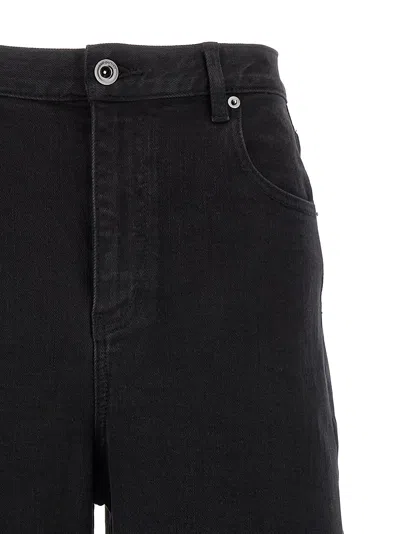 Self-portrait High-waisted Relaxed Fit Black Jeans In Black