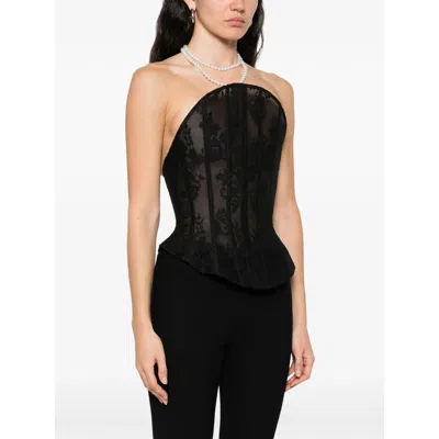 Markgong Cotton-blend Corset Top