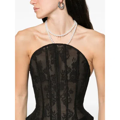Markgong Cotton-blend Corset Top