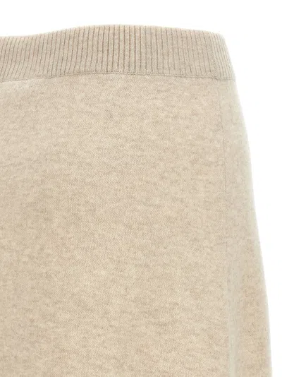 Brunello Cucinelli Women Cashmere Skirt In Neutral