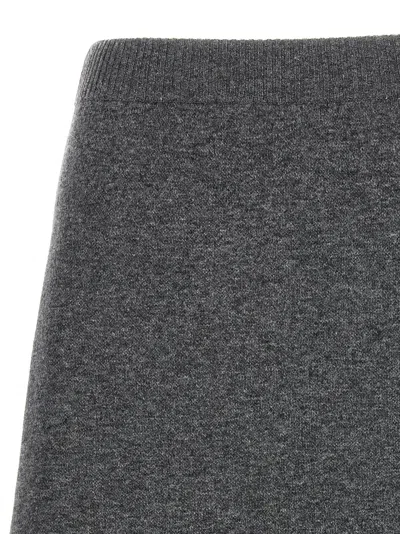 Brunello Cucinelli Longuette Midi Skirt In Stretch Cashmere