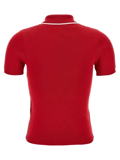 Valentino Top En Coton Avec Cerises En Crochet Femme Paris L