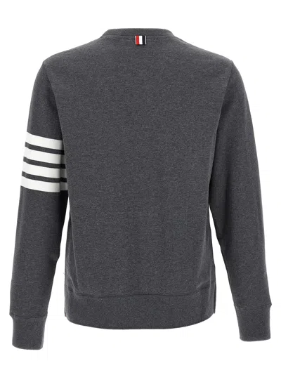 Thom Browne Classic Loopback 4-bar Sweatshirt Gray