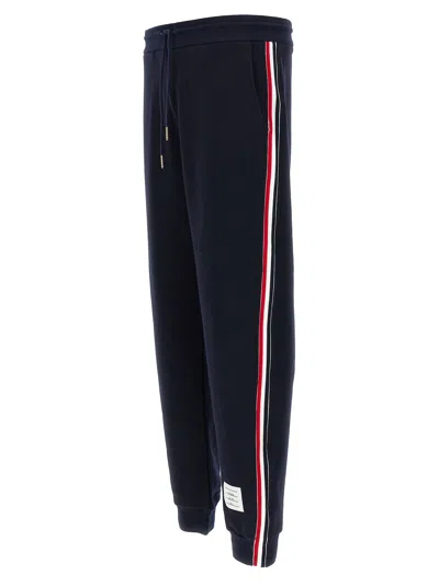 Thom Browne Tapered Grosgrain-trimmed Loopback Cotton-jersey Sweatpants