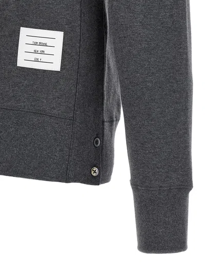 Thom Browne Classic Loopback 4-bar Sweatshirt Gray