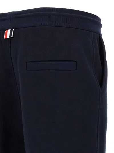 Thom Browne Tapered Grosgrain-trimmed Loopback Cotton-jersey Sweatpants